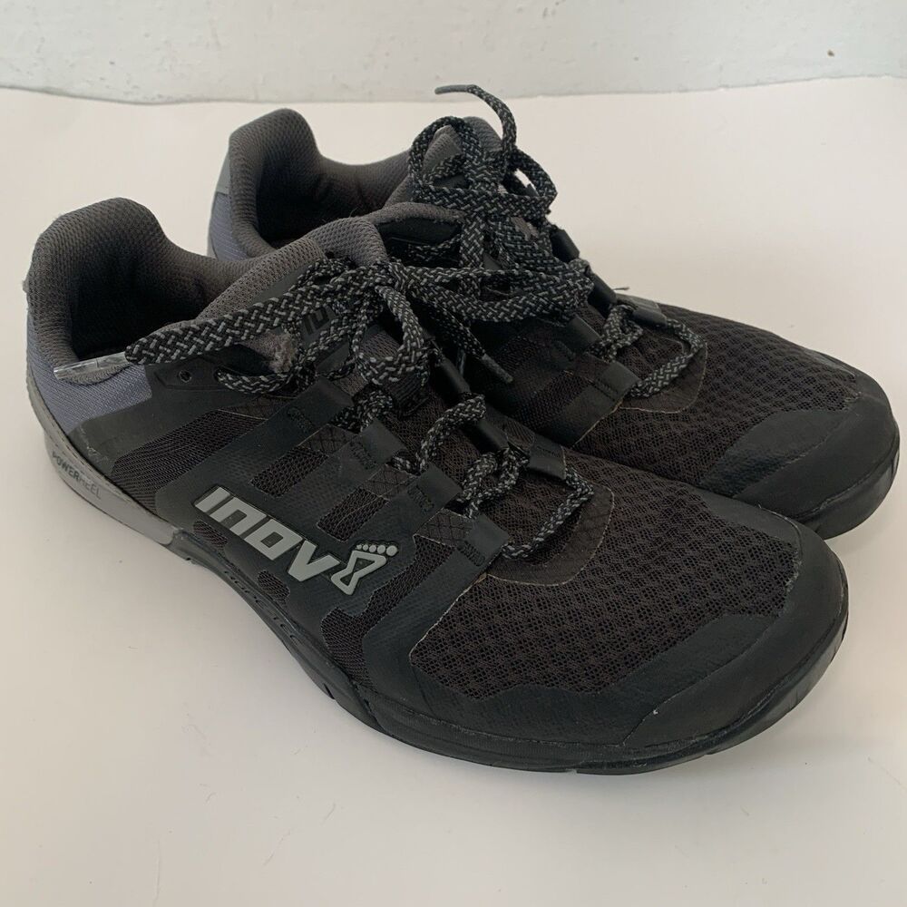 Inov8 Womens 8.5 Shoes F-Lite 235 V2 Black Gray Athletic Sneakers Flat